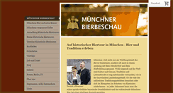 Desktop Screenshot of biertour-muenchen.net